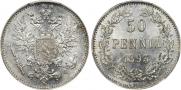 50 pennia 1893 year