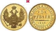 5 roubles 1846 year