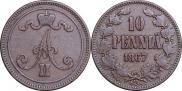 10 pennia 1867 year