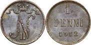 1 penni 1912 year