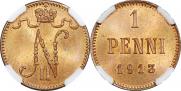 1 penni 1913 year