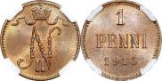 1 penni 1915 year