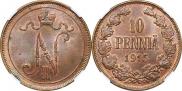 10 pennia 1915 year