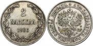 2 markkaa 1906 year