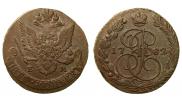 5 kopecks 1782 year