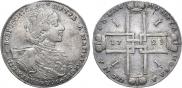 1 rouble 1723 year