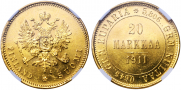 20 markkaa 1911 year