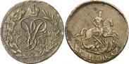 Монета 1 копейка 1758 года, , Медь