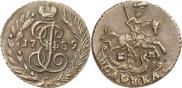 Монета Полушка 1785 года, , Медь