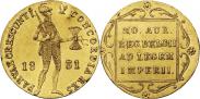 Монета Dukat 1831 года, Polish uprising, Gold