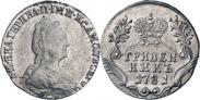 Монета Гривенник 1782 года, , Серебро