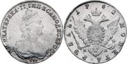 Монета 1 рубль 1782 года, , Серебро