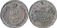 Монета Полушка 1777 года, , Медь