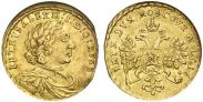 Монета 1 червонец 1710 года, , Золото