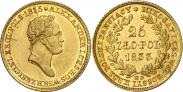 Монета 25 злотых 1832 года, , Золото