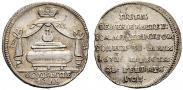 Монета Жетон 1725 года, В память кончины Императора Петра I, Золото
