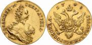 Монета 1 червонец 1742 года, , Золото