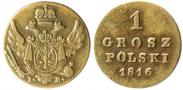 Монета 1 грош 1815 года, , Медь