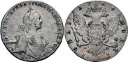 Монета 1 рубль 1770 года, , Серебро