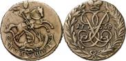 Монета Полушка 1758 года, , Медь