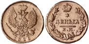 Монета Деньга 1827 года, , Медь