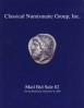 Classical Numismatic Group, каталог лотов, результаты торгов