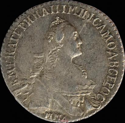 Фото Полуполтинник 1767 года ММД-EI 