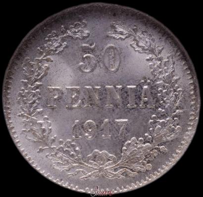 Picture 50 pennia 1917 year S 