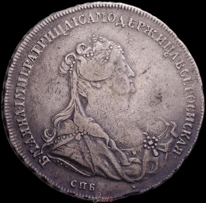 Picture 1 rouble 1740 year СПБ "Petersburg type"