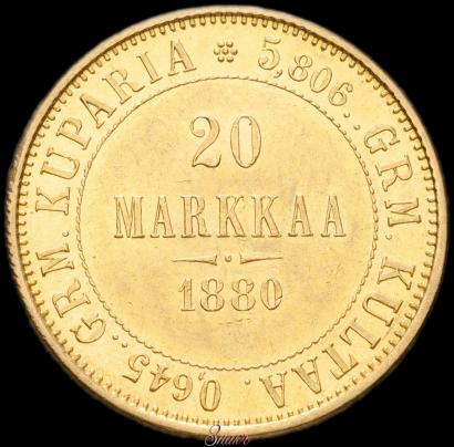 Picture 20 markkaa 1880 year S 