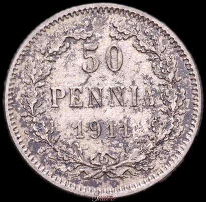 Picture 50 pennia 1911 year L 