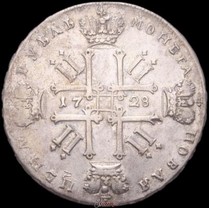 Picture 1 rouble 1728 year  "Type of 1728"