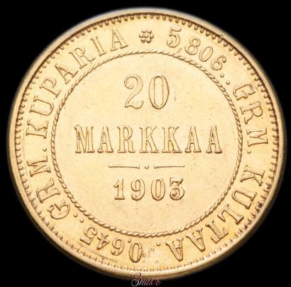 Picture 20 markkaa 1903 year L 