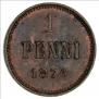 1 penni 1876 year