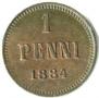 1 penni 1884 year