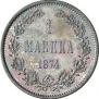 1 markka 1874 year