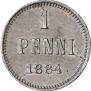 1 penni 1884 year