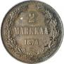 2 markkaa 1874 year