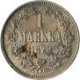 1 markka 1872 year