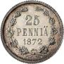 25 pennia 1872 year