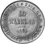 10 markkaa 1882 year