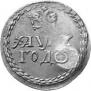 Beard token coin 1705 year