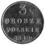 3 grosze 1819 year