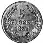 5 groszy 1835 year