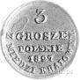 3 grosze 1827 year