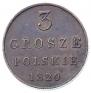 3 grosze 1820 year