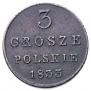 3 grosze 1833 year