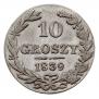 10 groszy 1839 year