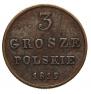 3 grosze 1819 year