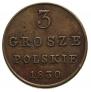 3 grosze 1830 year